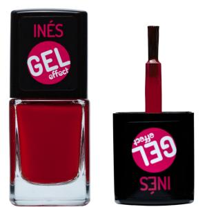 Лак для ногтей Gel Effect Ines красный тон 7 гель эффект