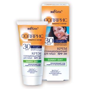 Крем солнцезащитный для лица Солярис SPF 30 SUNNY DAY 50 мл без коробочки Белита/15