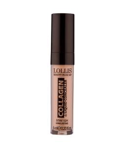 Консилер для кожи вокруг глаз LOLLIS с коллагеном Collagen Concealer 02 Меркер Косметика