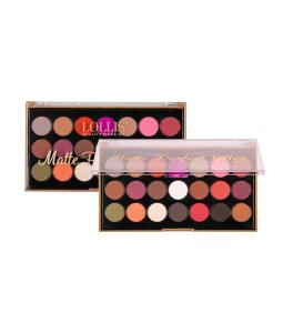 Тени для век LOLLIS Matte Perfect Filter Eyeshadow Palette 37 г Меркер Косметика/12/ОПТ