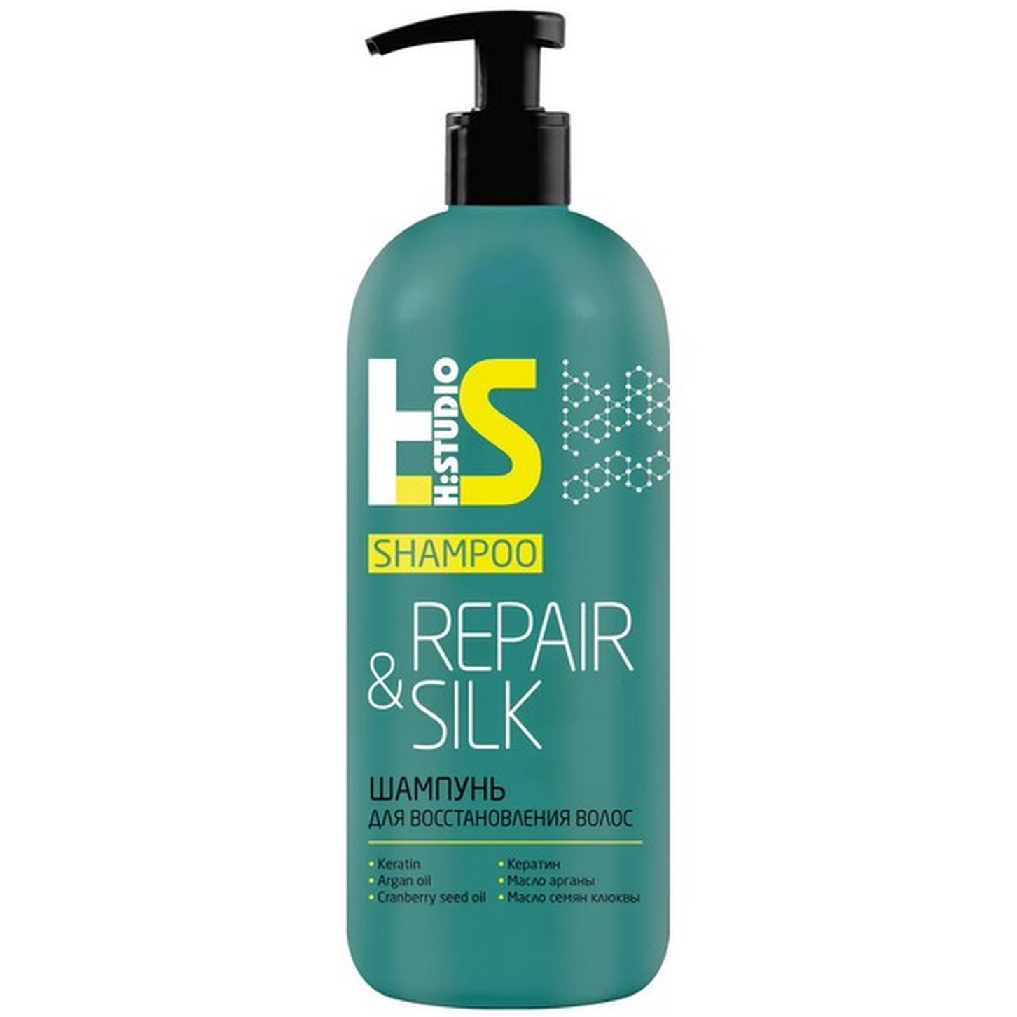 Шампунь H:Studio для восстановления волос Repair&Silk 400г Ромакс/12/ОПТ