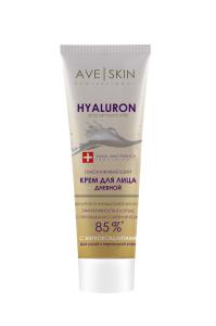 Крем для лица дневной AVE SKIN антивозрастной омолаживающий эффект гиалурон и миндальное молоко MODUM