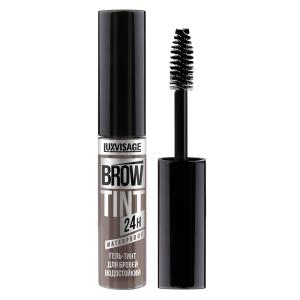 Гель-тинт для бровей Brow Tint LUXVISAGE коричневый 104 taupe grey водостойкий