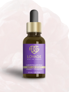Сыворотка-омоложение ANTI-AGE EFFECT с витаминами С+Е и пептидами 30 мл LOVAGE/24/ОПТ