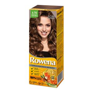 Крем-краска для волос Rowena стойкая тон 6.70 шоколадно-коричневый Экми-Колор