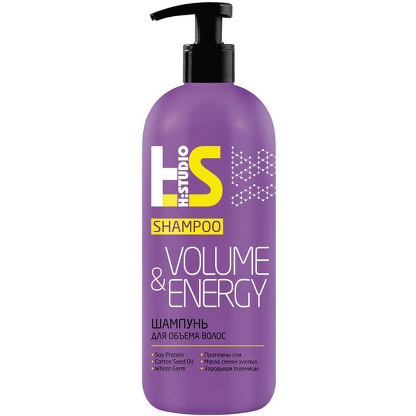 Шампунь H:Studio для объема волос Volume&Energy 400г Ромакс/12/ОПТ