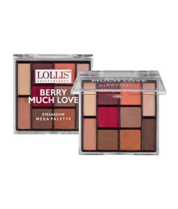 Тени для век LOLLIS Berry Much Love Eyeshadow Palette 10 Colors 20 г Меркер Косметика/12/ОПТ