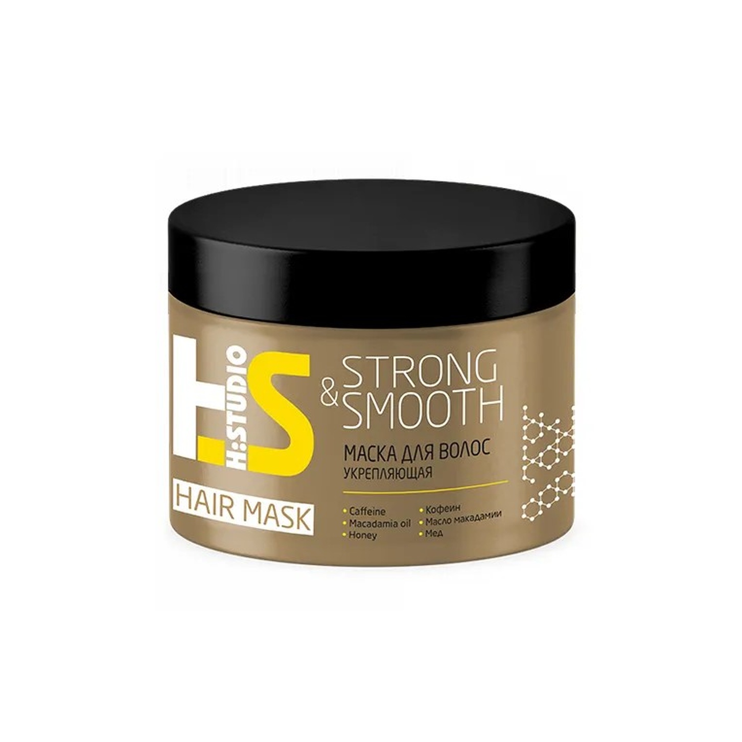 Маска для волос H:Studio укрепления волос Strong&Smooth 300г Ромакс/12/ОПТ