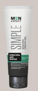 Крем-гель для бритья MEN ASPECT SIMPLE для чувствительной кожи 75г Модум