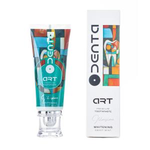 Паста зубная ODENTA  ART FLOWERS Whitening Floral Mint 75 мл Модум