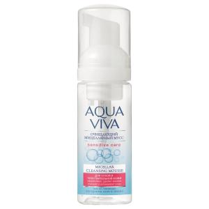Мицеллярный мусс Agua Viva detox  экстракты алоэ и пиона, аллантоин, масло авокадо Romax