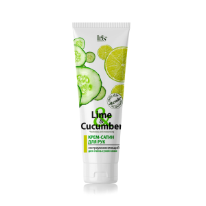 Крем-сатин для рук Lime&Cucumber экстраувлажняющий для очень сухой кожи 100мл IRIS