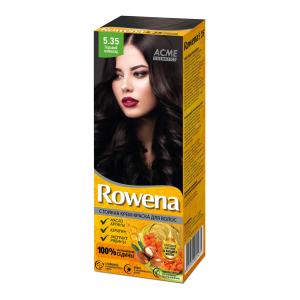 Крем-краска для волос Rowena тон 5.35 аммиачная  экстракт рябины , кератин, масто арганы  ACMEcosmetics