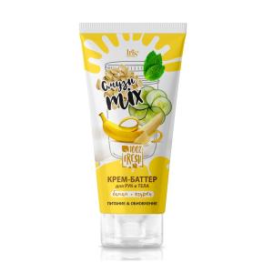 Крем-баттер для тела и рук Смузи miх банан+огурец 180 мл Белорэк