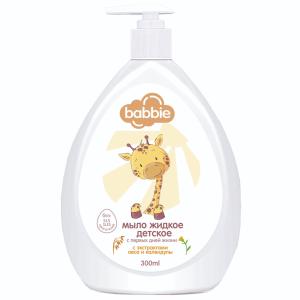 Мыло жидкое для детей Babbie увлажнение успокаивающий  экстракты овса и календулы Romax