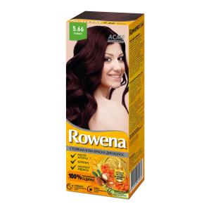 Крем-краска для волос Rowena тон 5.66 аммиачная  экстракт рябины , кератин, масто арганы  ACMEcosmetics