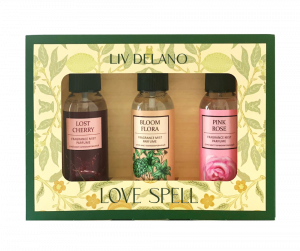 Подарочный набор Love Spell спрей-мист Bloom Flora+Lost Cherry+Pink Rose Белгейтс/8/ОПТ