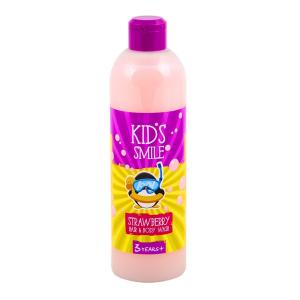 Шампунь и гель для душа для детей Kids Smile увлажнение  глицерин, кокосовое масло, тетранатриевая соль Romax