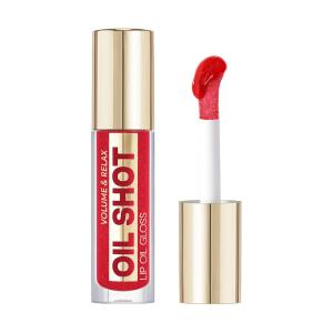 Масло-блеск для губ OIL SHOT volume & relax тон 302 Огненно-розовый 3,9г LUXVISAGE