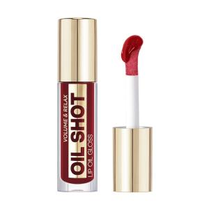 Масло-блеск для губ OIL SHOT volume & relax тон 303 Розовое дерево 3,9г LUXVISAGE