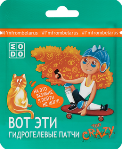 Патчи MODO too CRAZY гидрогелевые для кожи вокруг глаз Модум, 2 шт