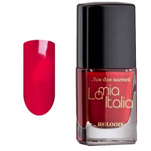 Лак для ногтей La Mia Italia Relouis красный тон:14 алый глянцевый блеск