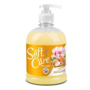 Мыло жидкое Soft care увлажнение  глицерин, миндальное масло Romax