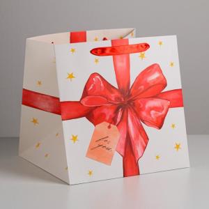 Пакет подарочный «For you», 30×30×30 см оптом дом