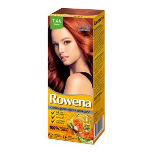Крем-краска для волос Rowena тон 7.44 аммиачная  экстракт рябины , кератин, масто арганы  ACMEcosmetics