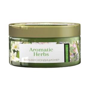 Бальзам-кондиционер для волос AROMATIC HERBS питание мягкость,блеск экстракты яблока и розы Romax