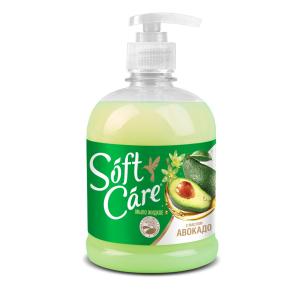 Мыло жидкое Soft care увлажнение  глицерин, масло авокадо Romax