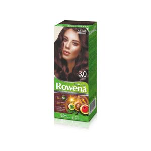 Крем-краска для волос Rowena soft silk тон 3.0 безаммиачная  экстракт рябины , масло ши , экстракт алое . ACMEcosmetics