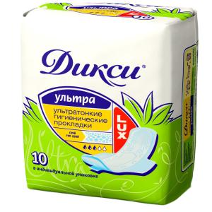 Прокладки гигиенические "Ультра Люкс"    Дикси