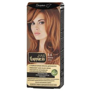 Крем-краска для волос HAIR Happiness тон №8.4 медный Белита-М