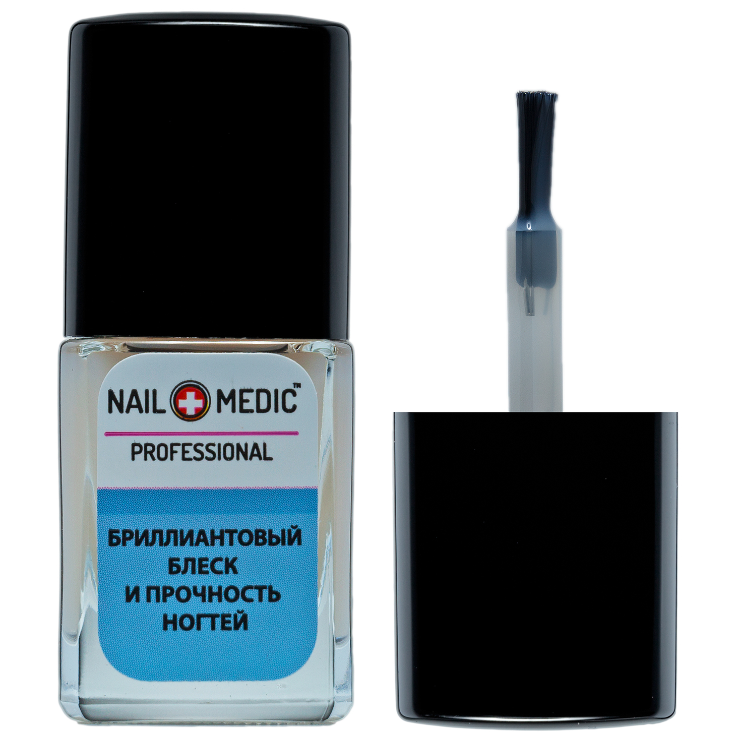 Бриллиантовый блеск и прочность ногтей Nail medic 7в1 Ines/5/М