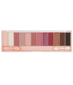 Тени для век LOLLIS Nude Soft & Rosy Eyeshadow 12 Colors 20 г Меркер Косметика