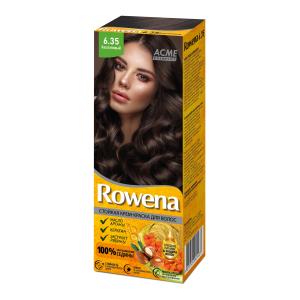 Крем-краска для волос Rowena стойкая тон 6.35 каштановый Экми-Колор