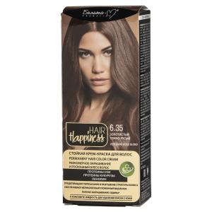 Крем-краска для волос HAIR Happiness тон №6.35 золотистый темно-русый Белита-М