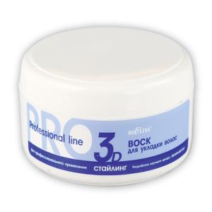 Воск для укладки волос PRO средняя фиксация  комплекс активных компонентов Белита