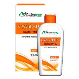 Шампунь Pharmway Сульсена против перхоти 1% 150мл Витэкс/12/М