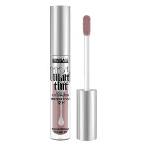 Тени для век жидкие Matt tint LUXVISAGE фиолетовый  105 ash lilac  матовые