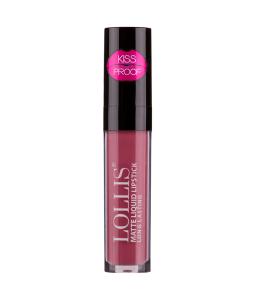 Помада для губ LOLLIS матовая жидкая Matte Liquid Lipstick 16 Меркер Косметика