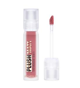 Тинт-мусс 3 в 1 для губ, щек и век PLUSH MATT тон 302 Lily Lilac 3,4г/LUXVISAGE
