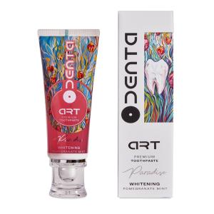 Паста зубная ODENTA  ART Paradise Whitening Pomegranate Mint 75 мл Модум