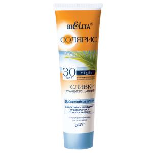 Сливки солнцезащитные Солярис водостойкие SPF 30 100 мл Белита