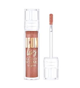 Блеск для губ Icon LUXVISAGE  506 Caramel Beige объема