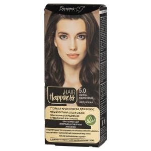 Крем-краска для волос HAIR Happiness тон №5.0 светло-каштановый Белита-М