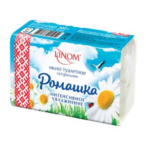 Мыло твердое туалетное  detox противовоспалительное экстракт ромашки LINOM
