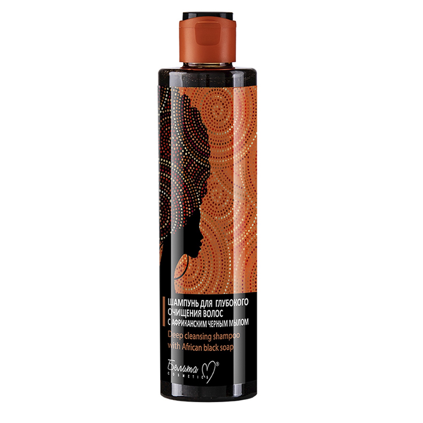 Шампунь для глубокого очищения  волос AFRICAN BLACK SOAP с афр. черн. мылом 250 г/Белита-М /20/ОПТ
