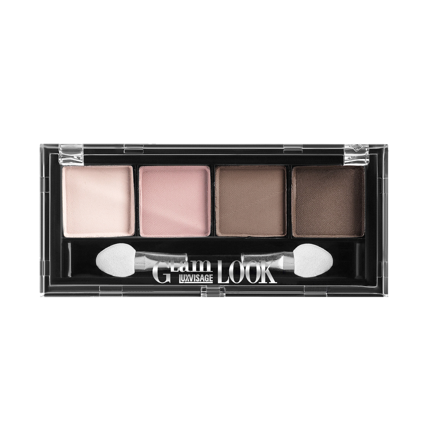 Тени Glam Look 4-х цветные тон 1  LUXVISAGE/4/М